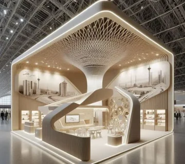 غرفه سازی برج میلاد