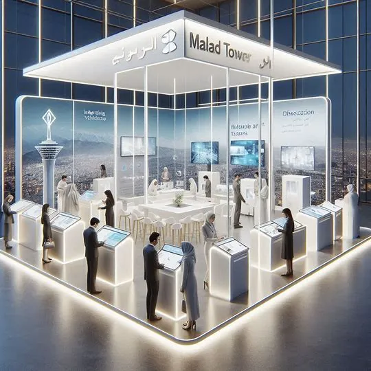 ساخت غرفه نمایشگاهی برج میلاد