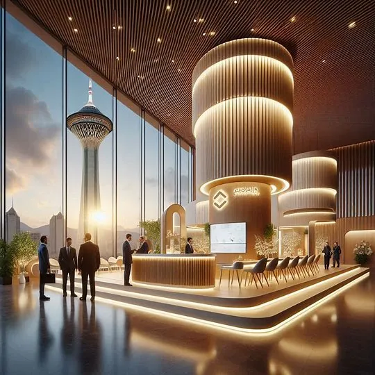 ساخت غرفه نمایشگاهی برج میلاد